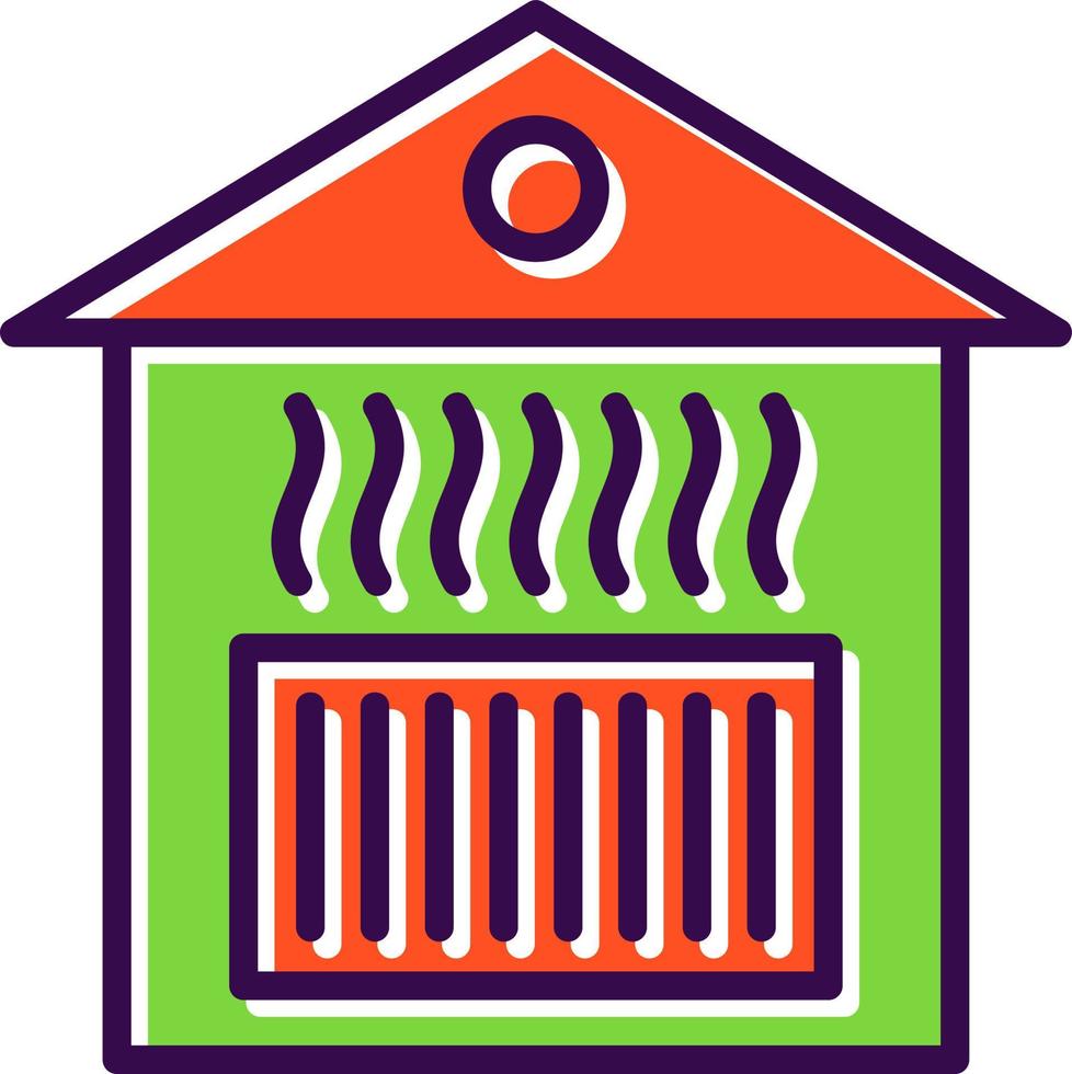 Heating Vector Icon Design