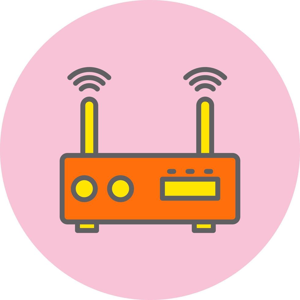 Wireless Router Vector Icon 16496156 Vector Art at Vecteezy