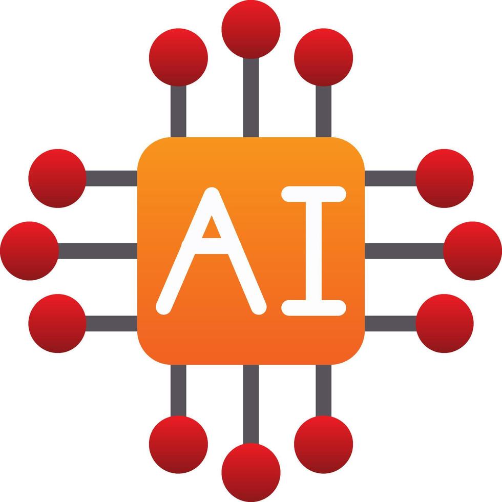 Artifical Intelligence Vector Icon Design