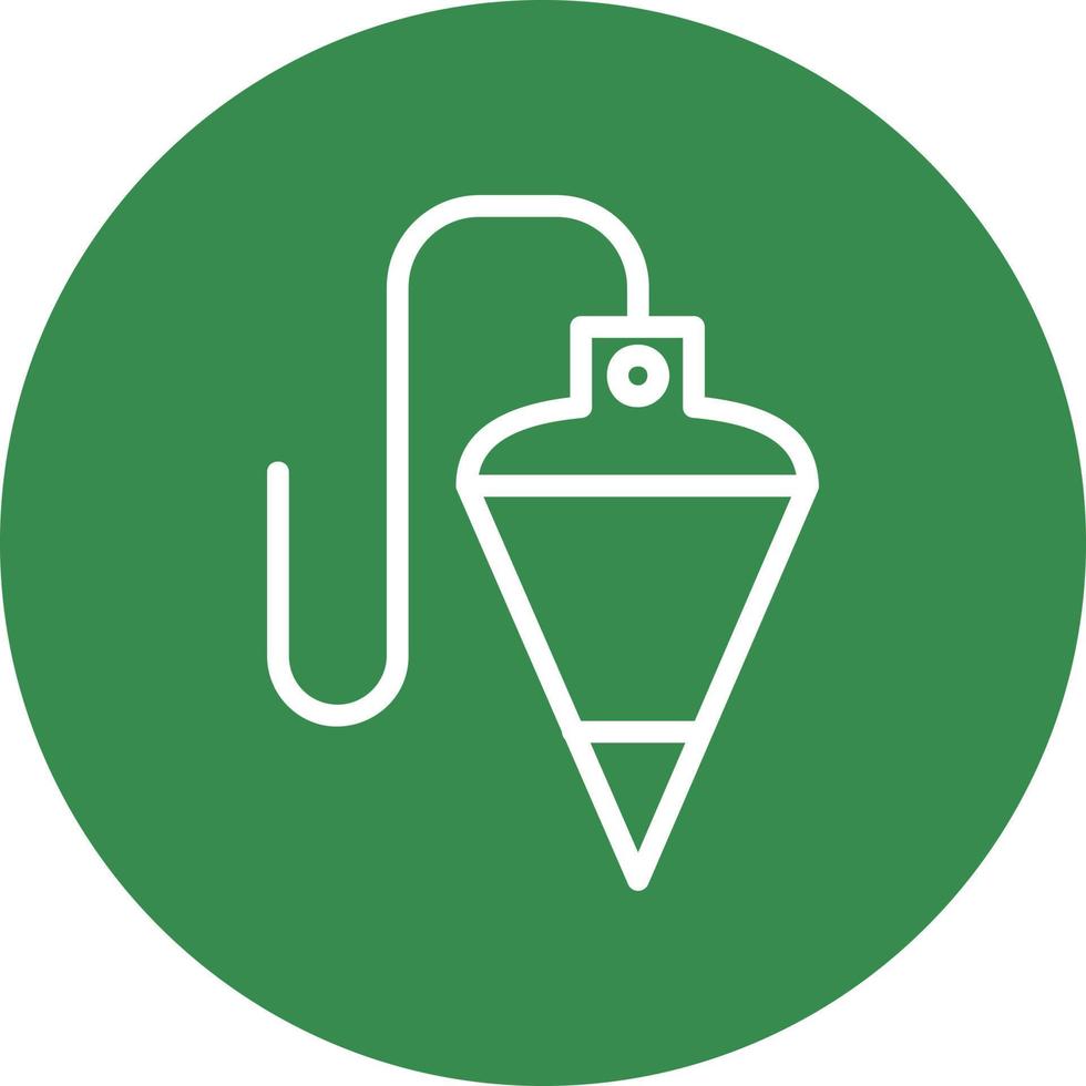 Plumb Bob Vector Icon Design 16496300 Vector Art at Vecteezy