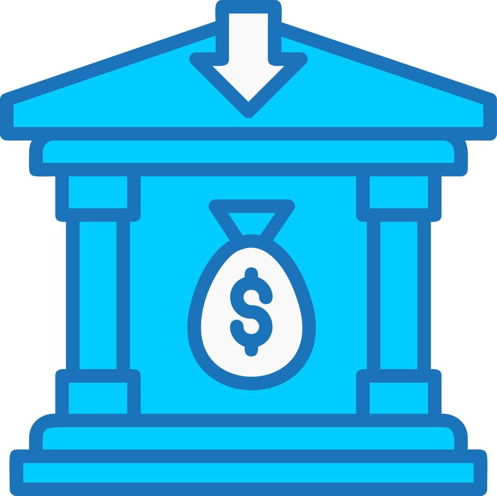 Bank Deposit Vector Icon