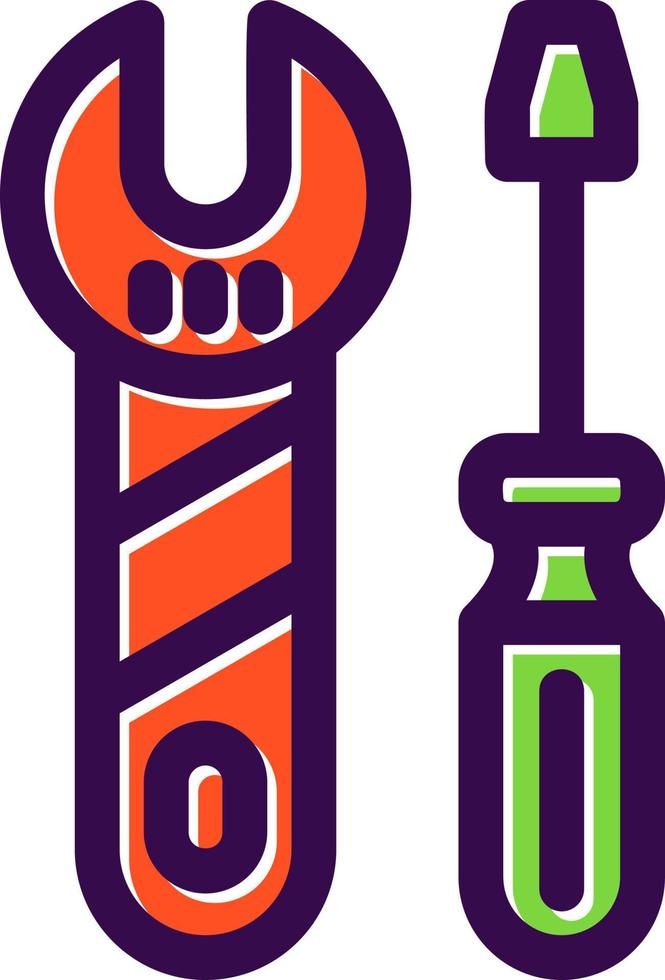 Wrench Vector Icon Design