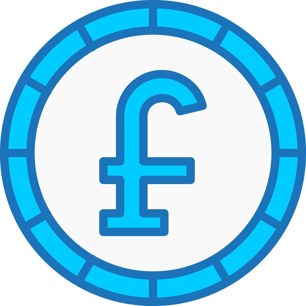 Pound Coin Vector Icon