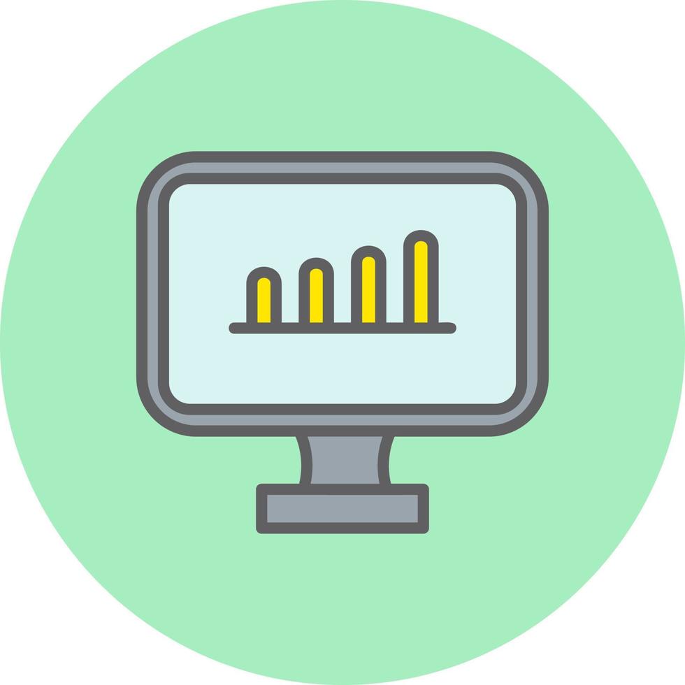 Bar Chart Vector Icon