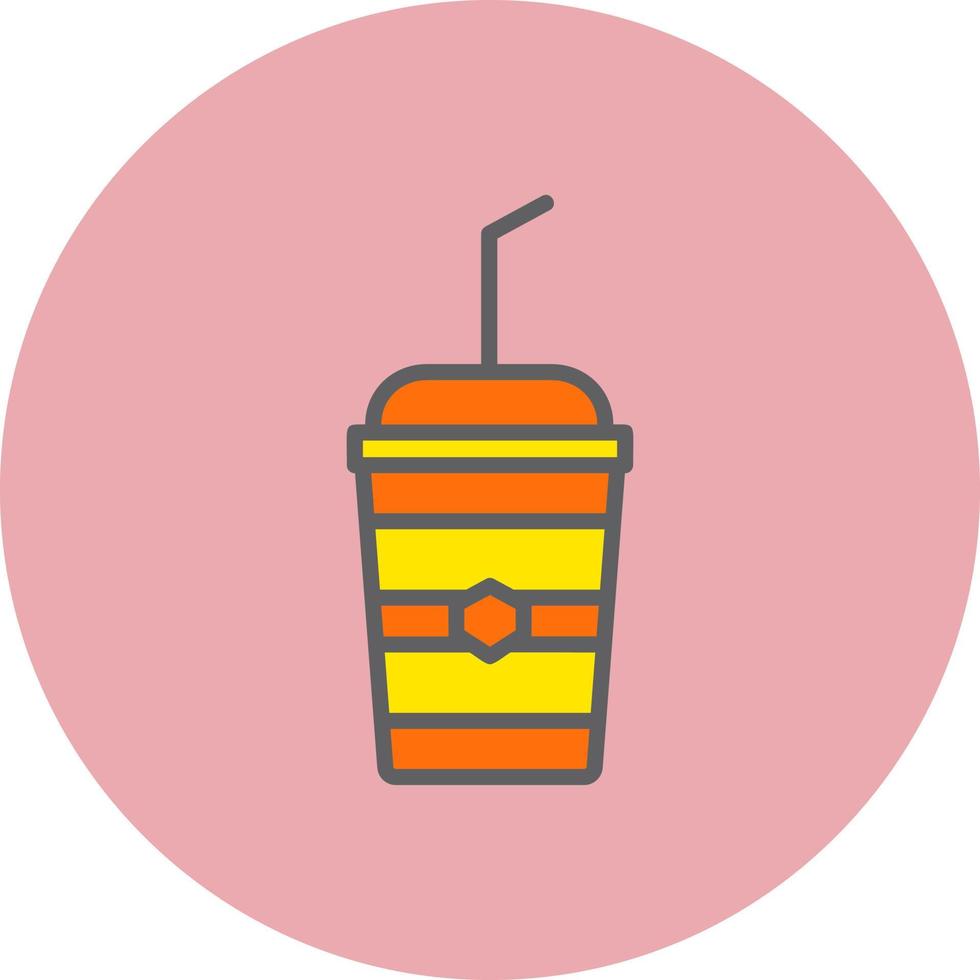 Cold Drink Vector Icon