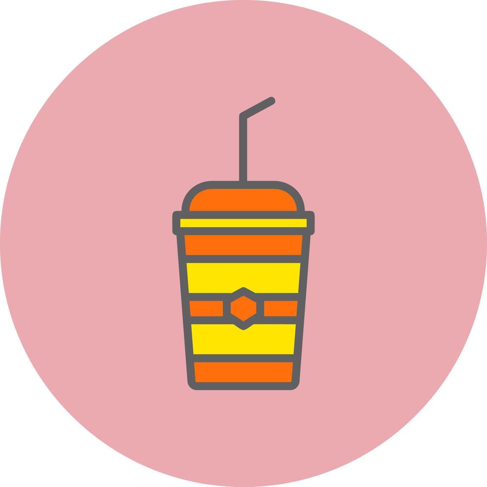 Cold Drink Vector Icon