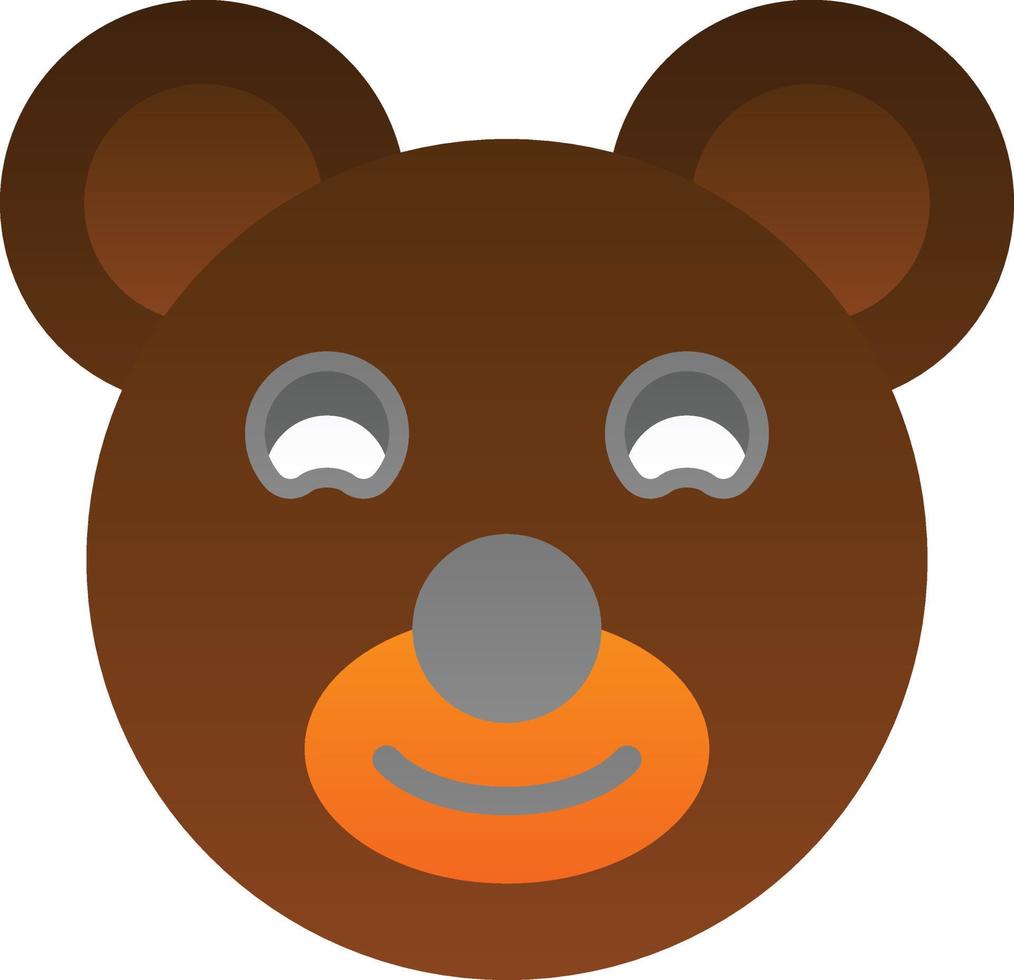 Teddy Bear Vector Icon Design