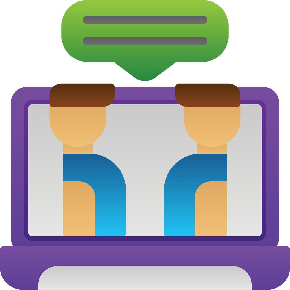 Meeting Vector Icon Design