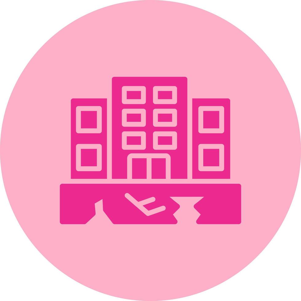 Earthquake Vector Icon