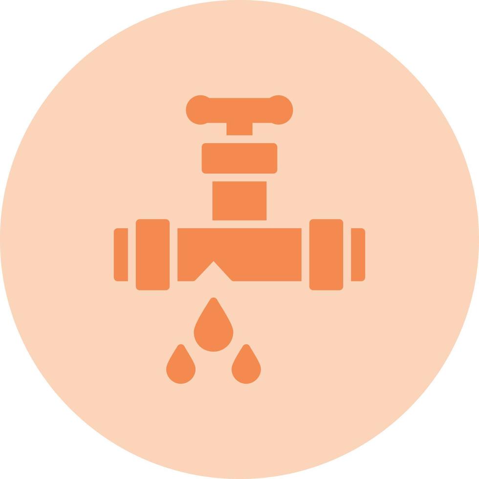 Leaking Pipe Vector Icon