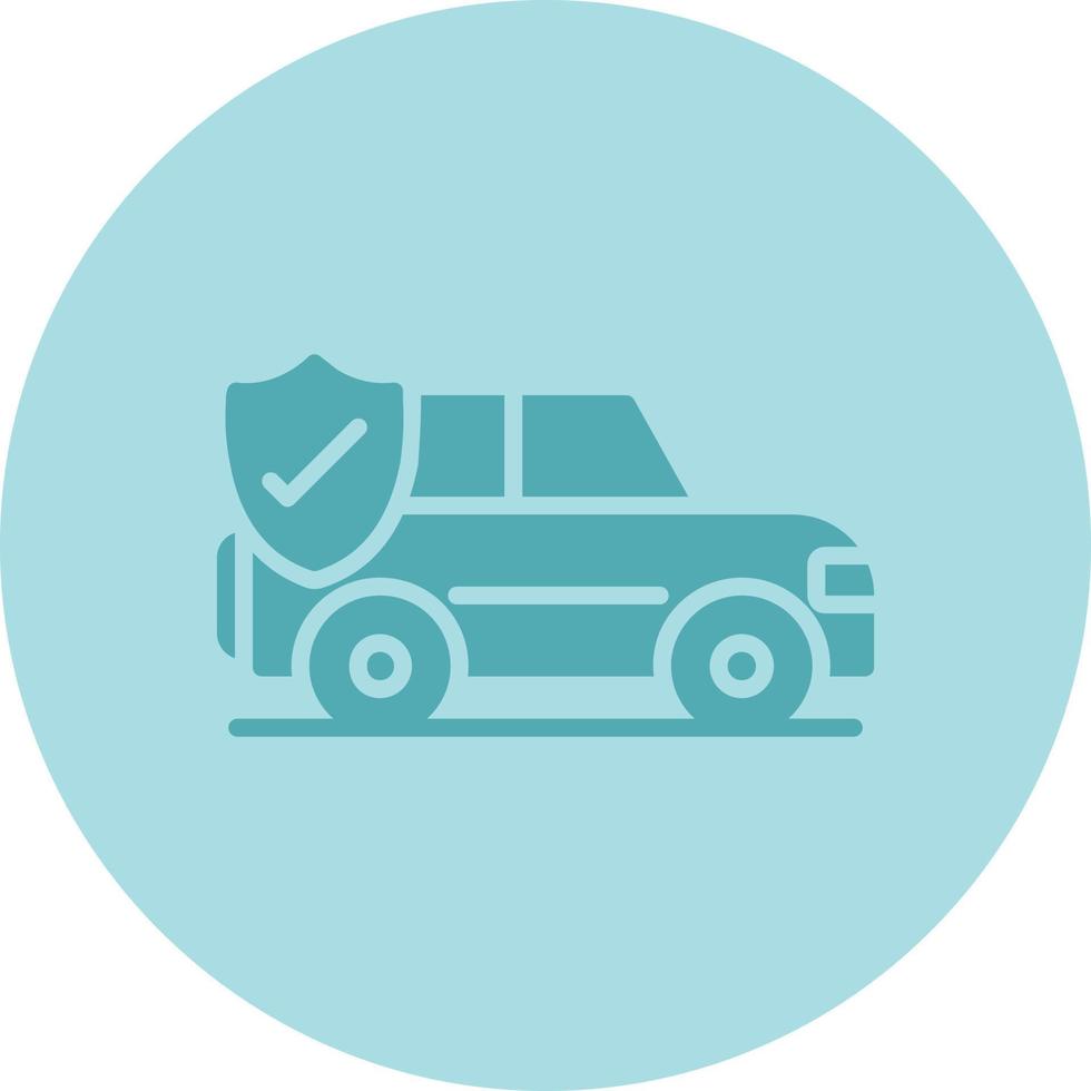 Car Insurance Vector Icon