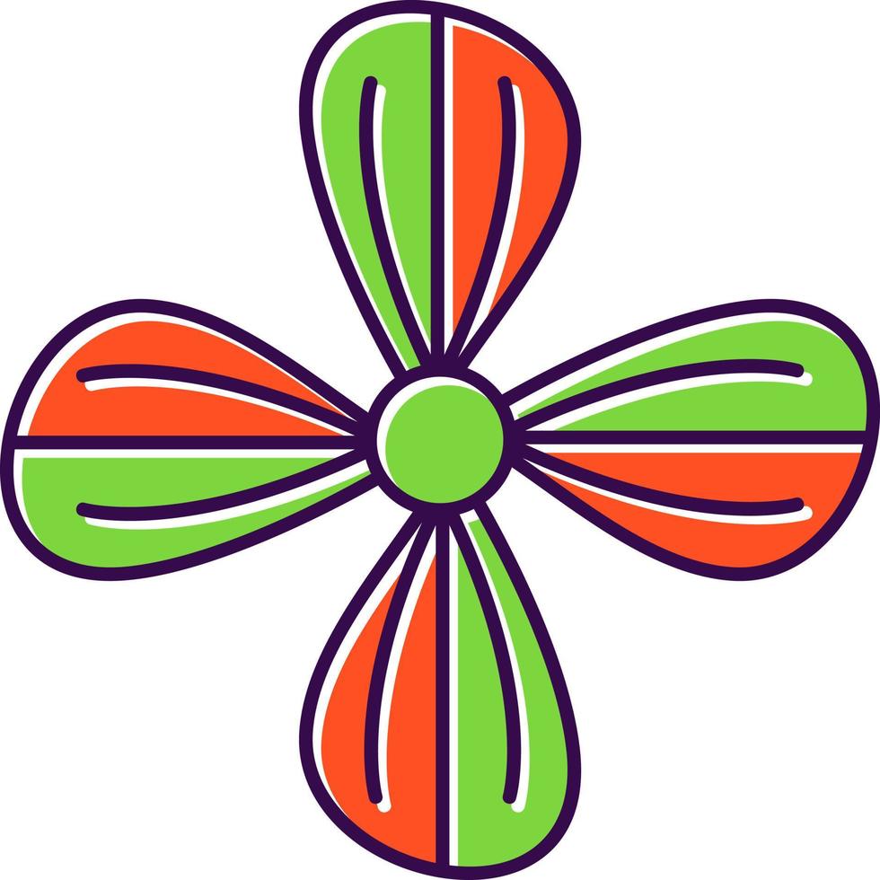 Geranium Vector Icon Design