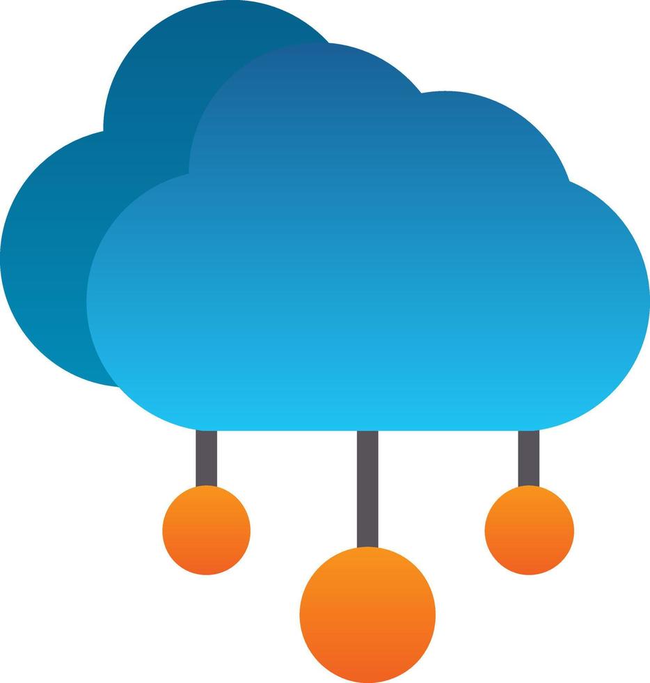 Cloud Computing Vector Icon Design