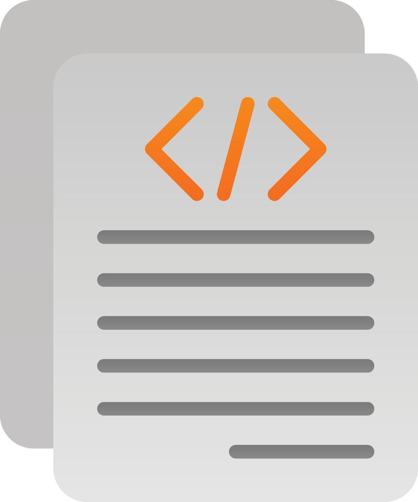 Script Vector Icon Design