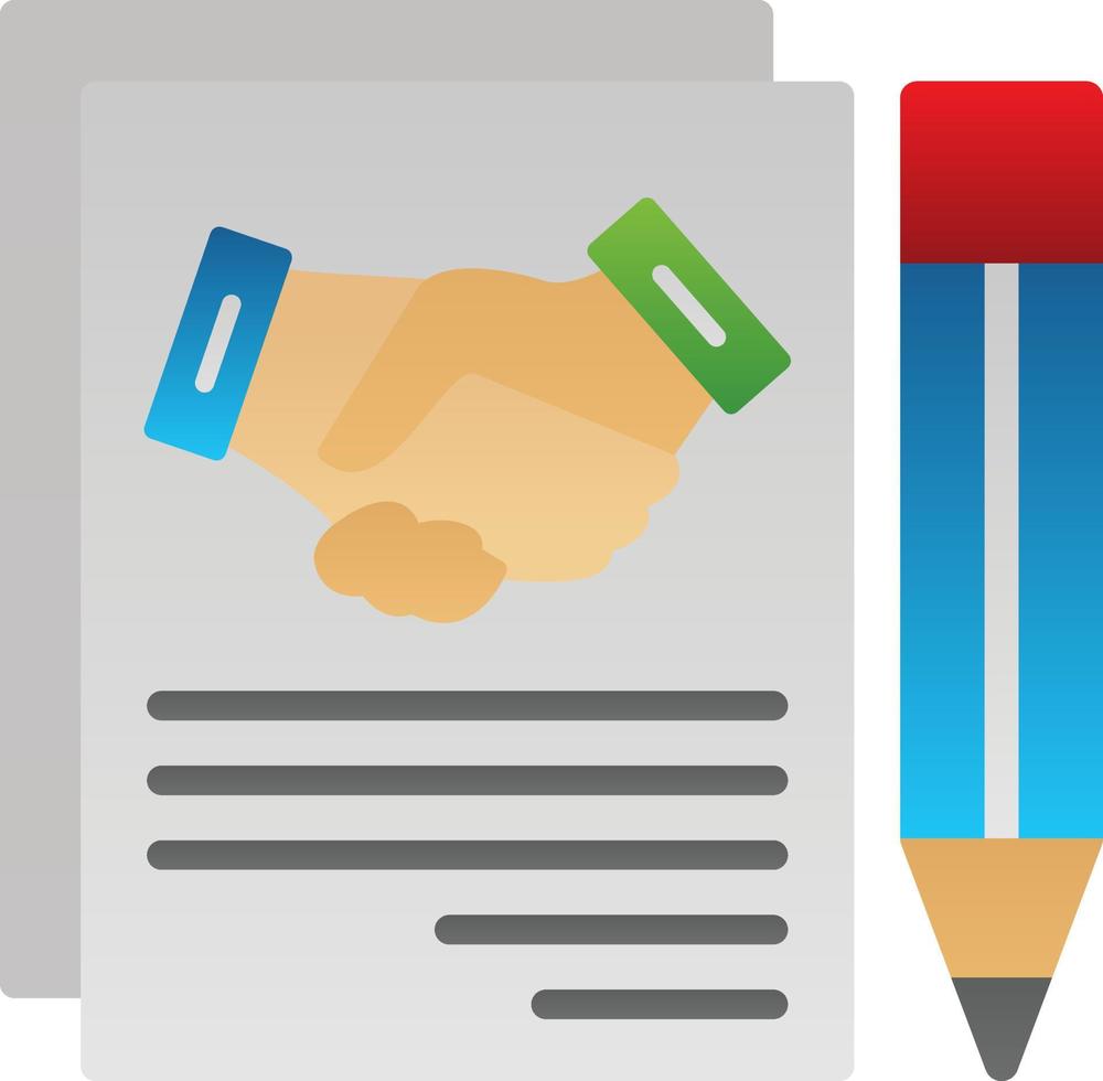 Agreement Vector Icon Design
