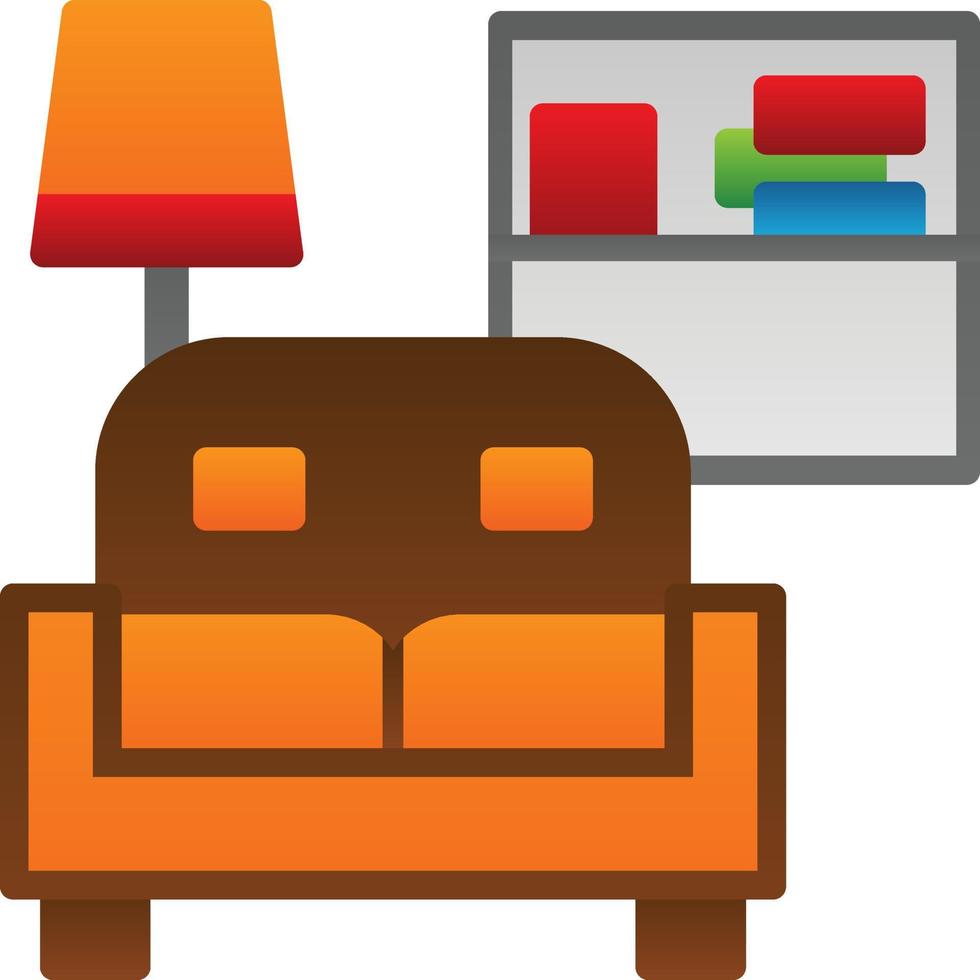 Living Room Vector Icon Design