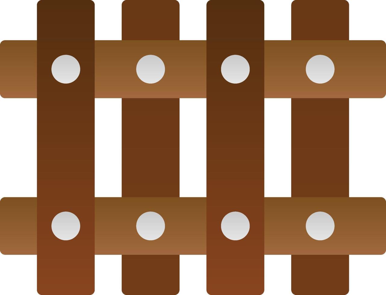 Fence Vector Icon Design