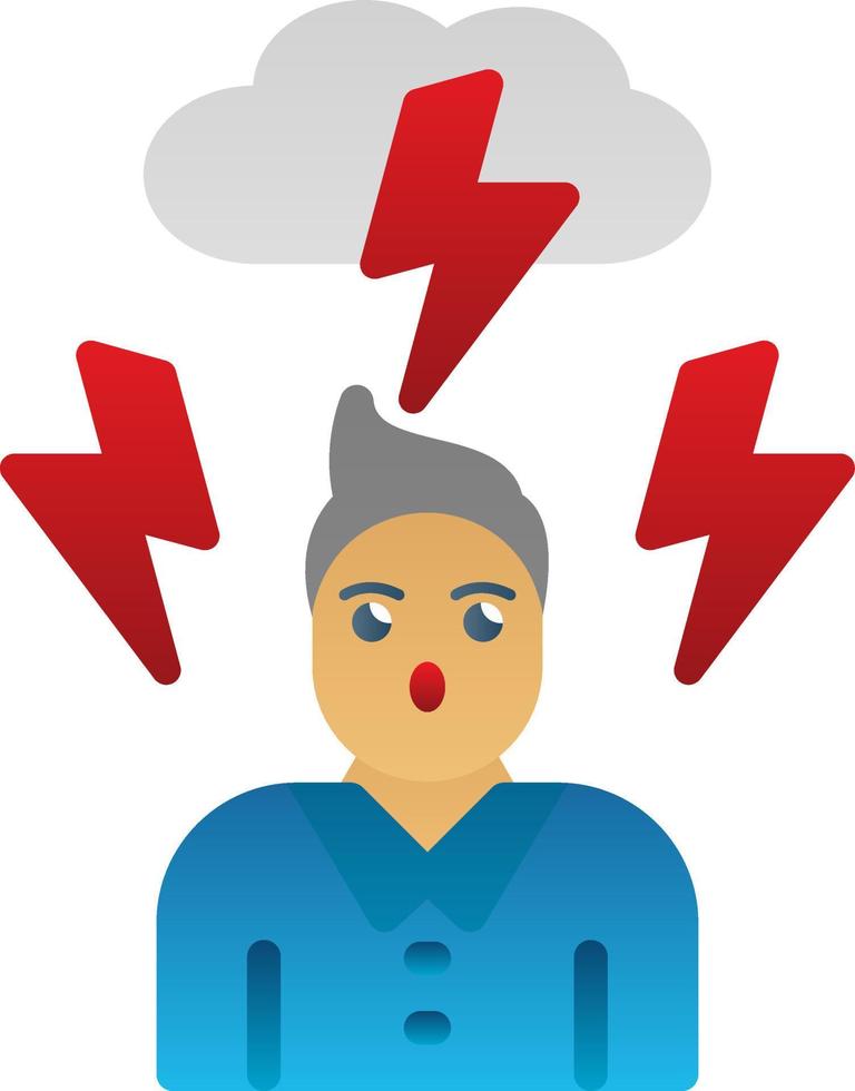 Stress Vector Icon Design