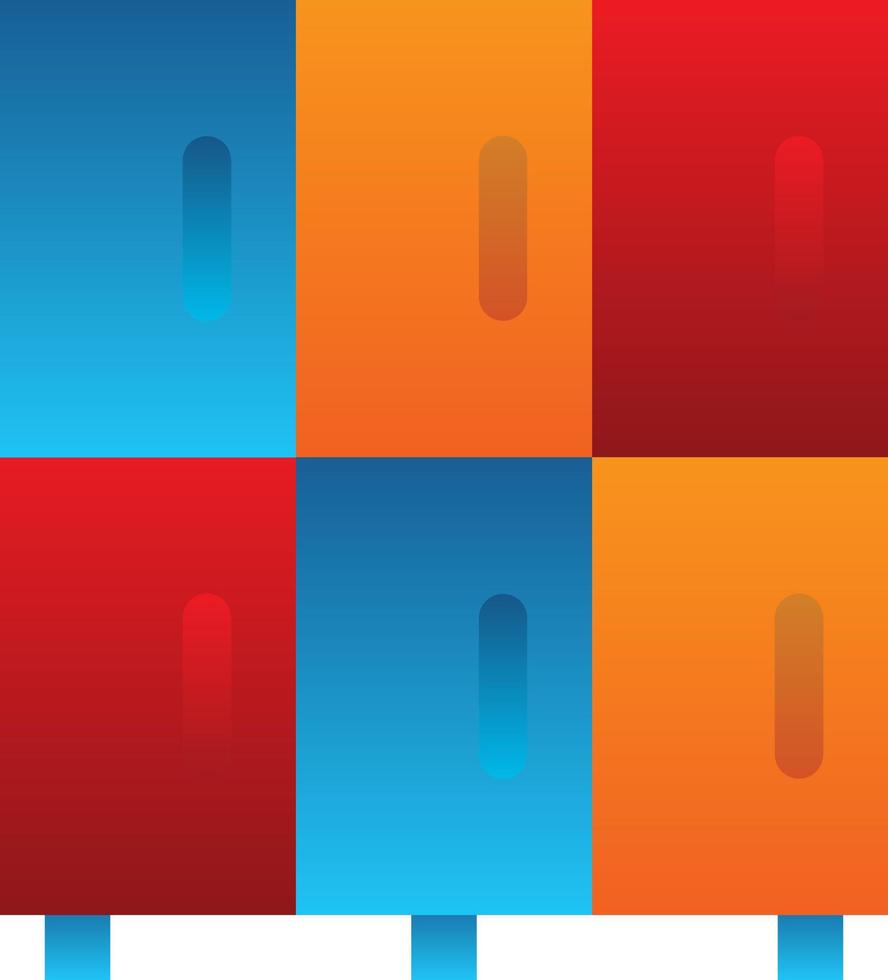 Locker Vector Icon Design