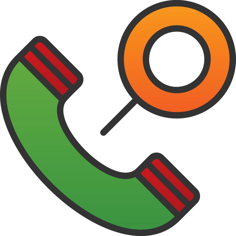 Phone Call Vector Icon Design