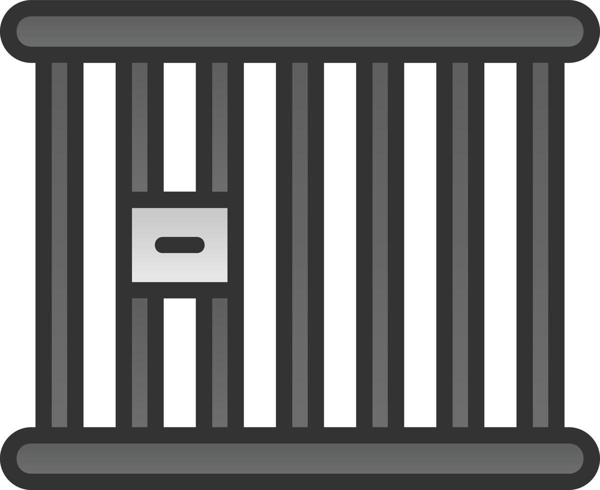 Prison Cell Vector Icon Design