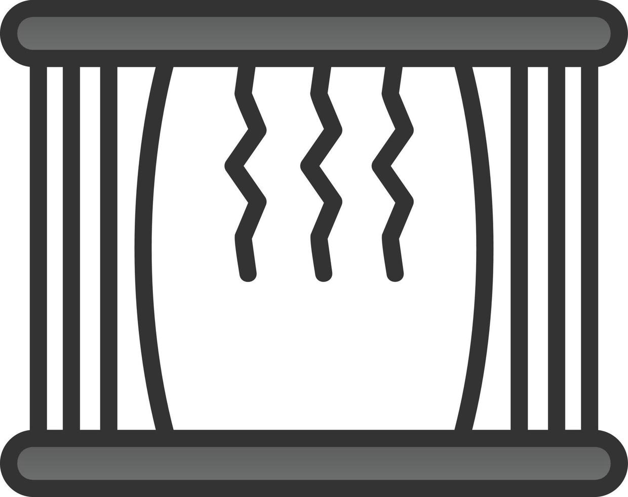 Prison Break Vector Icon Design