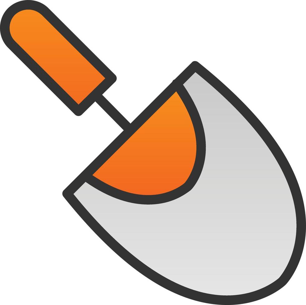 Trowel Vector Icon Design