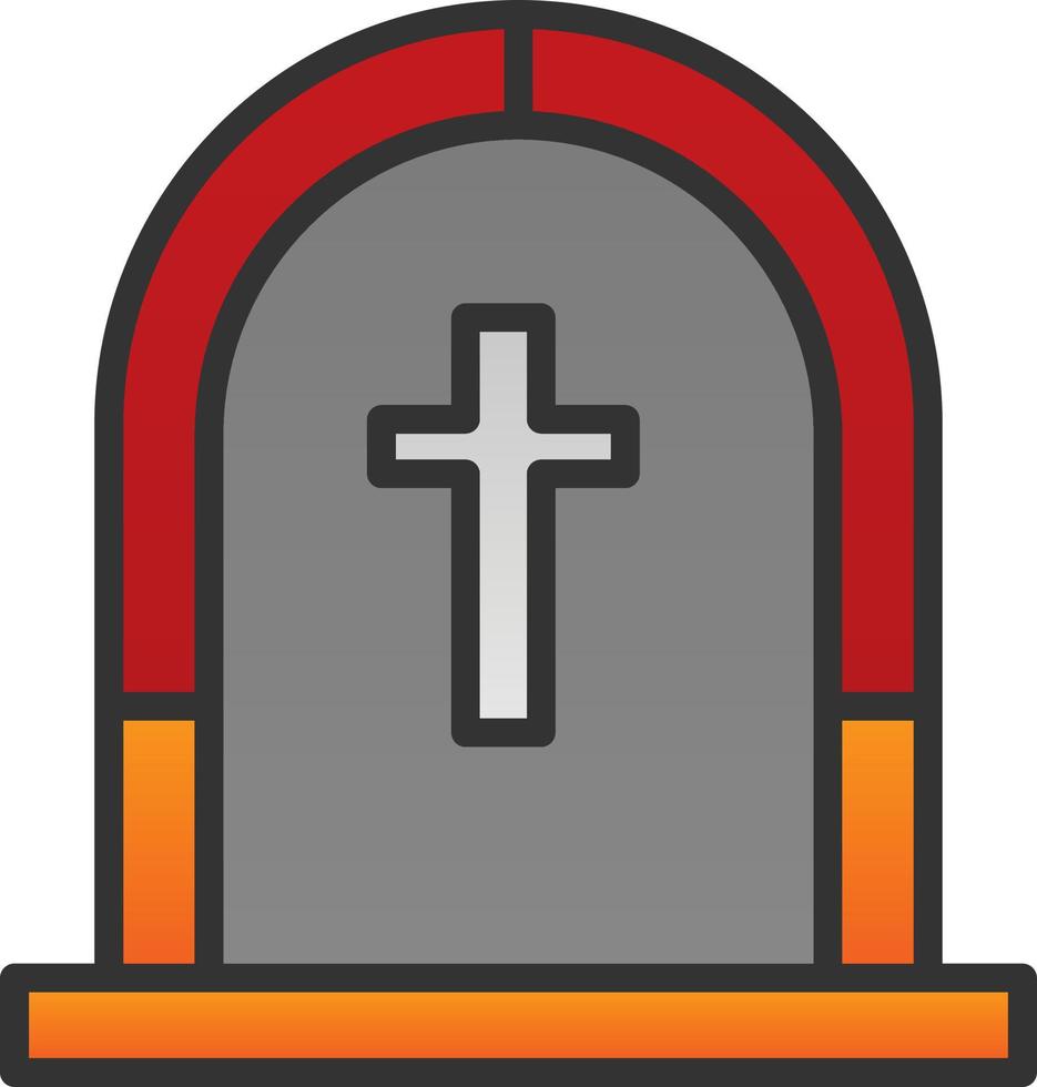Funeral Vector Icon Design