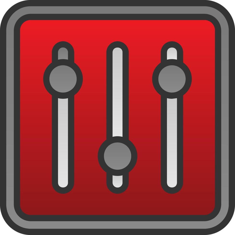 Equalizer Controller Vector Icon Design