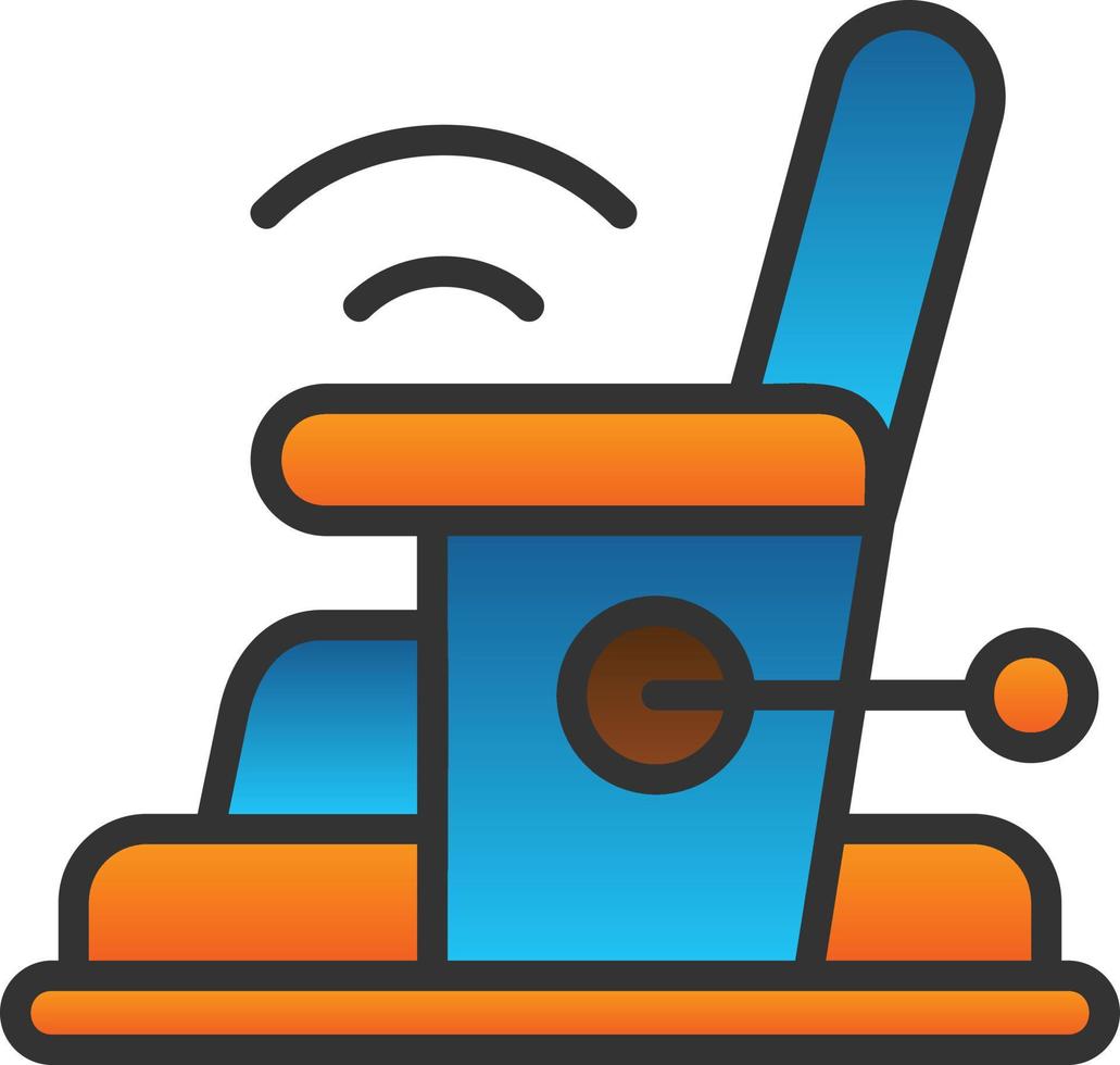 Electric Chair Vector Icon Design