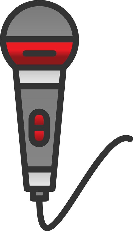 Mic Vector Icon Design