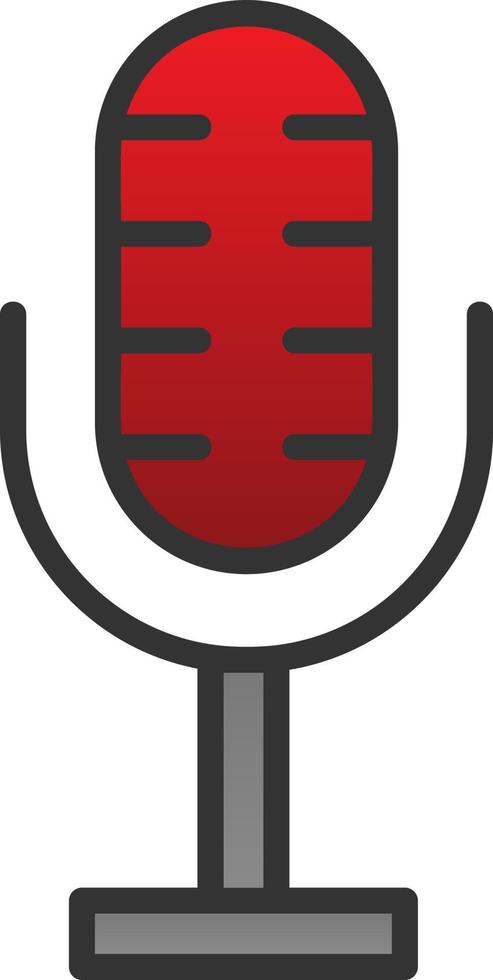 Microphone Vector Icon Design
