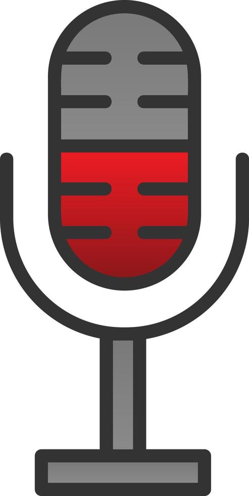 Podcast Vector Icon Design