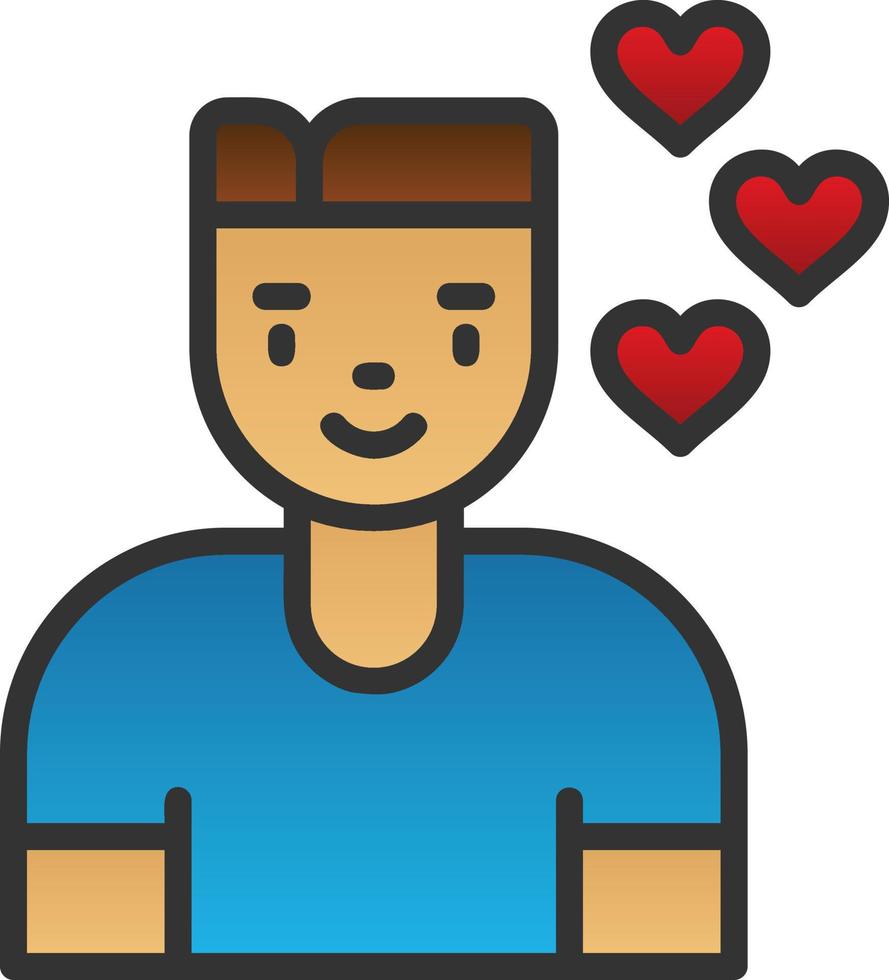 Boyfriend Vector Icon Design