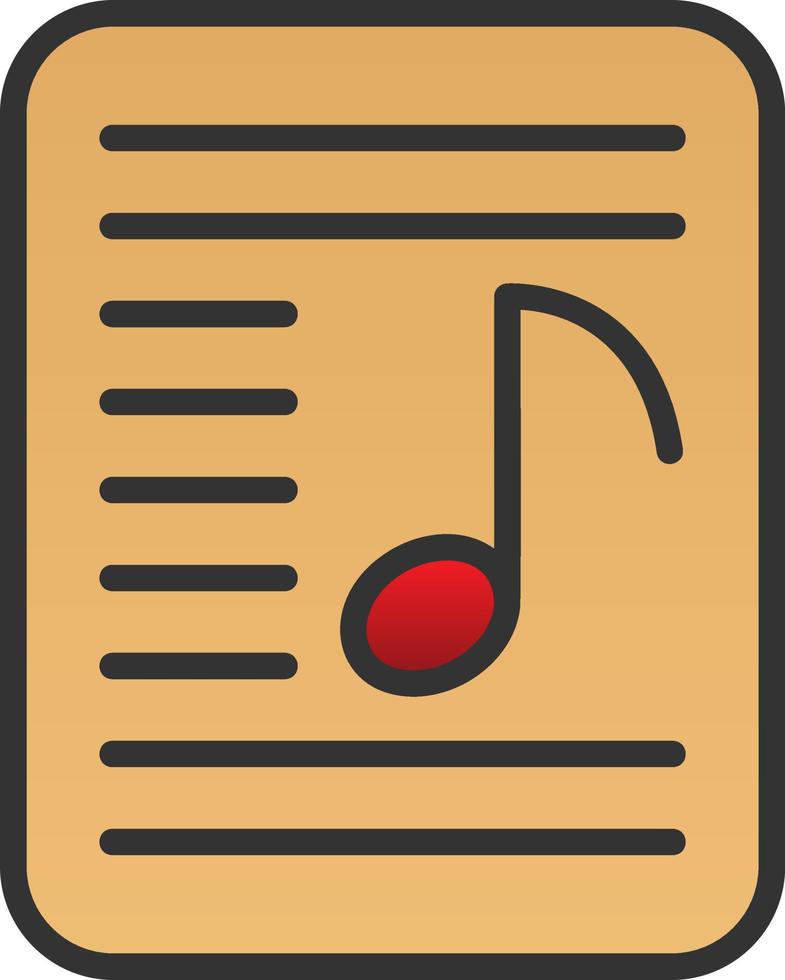 Playlist Vector Icon Design