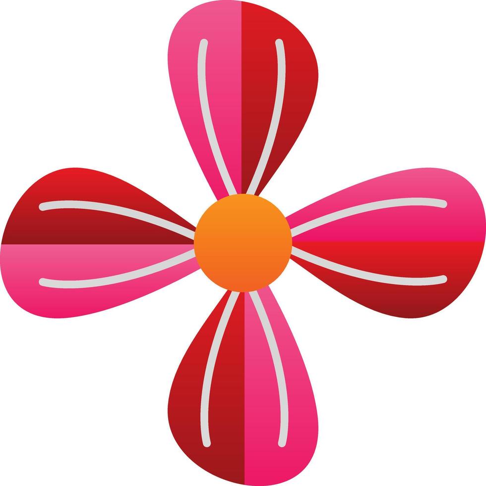 Geranium Vector Icon Design