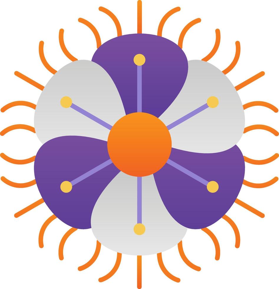 Fringed Dianthus Vector Icon Design