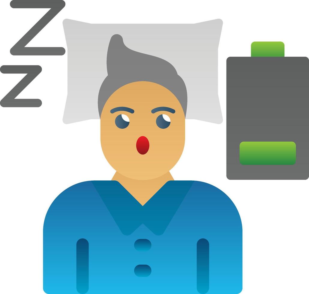 Fatigue Vector Icon Design