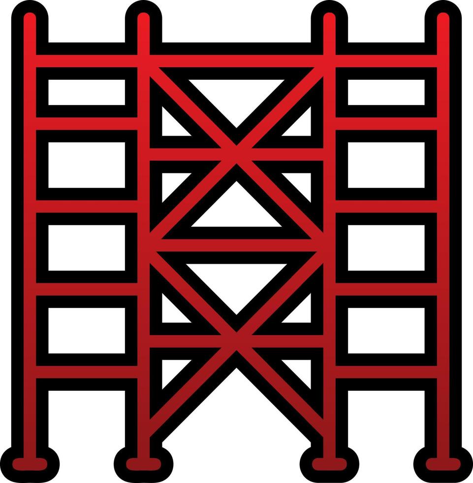 Scaffolding Vector Icon Design
