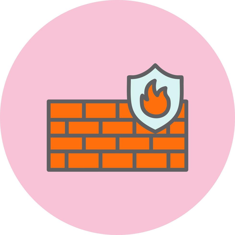 Firewall Vector Icon