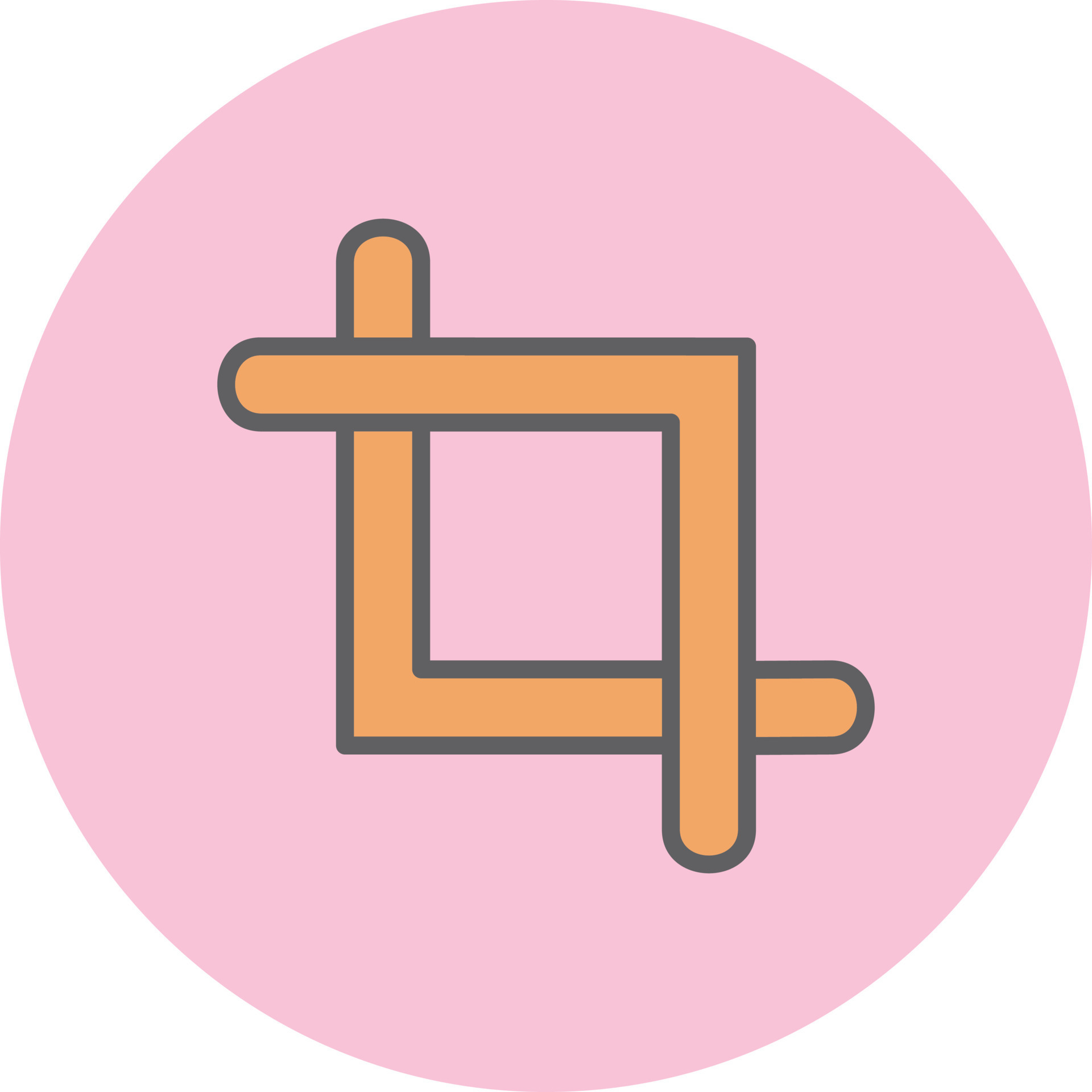 Crop Vector Icon 16498157 Vector Art at Vecteezy