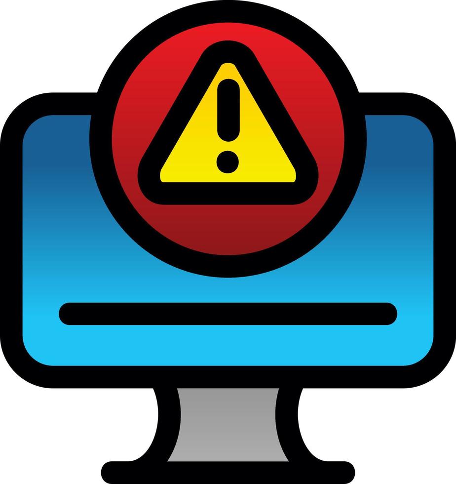 Alert Vector Icon Design