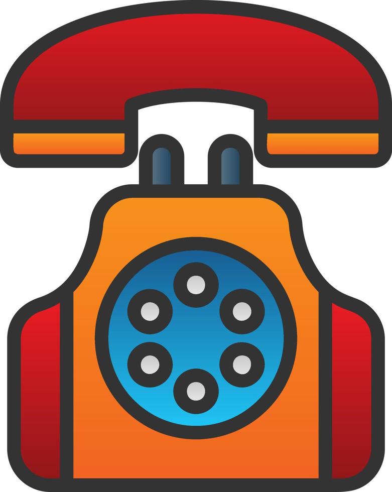 Telephone Vector Icon Design