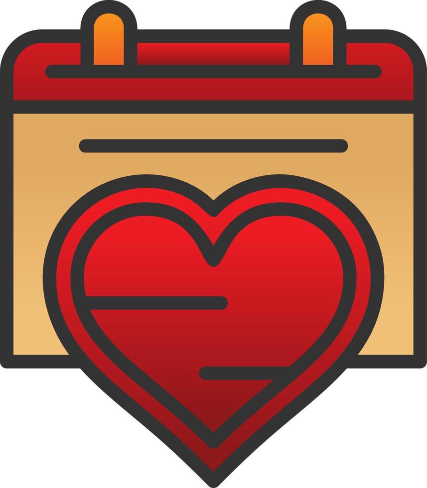 Romantic Date Vector Icon Design