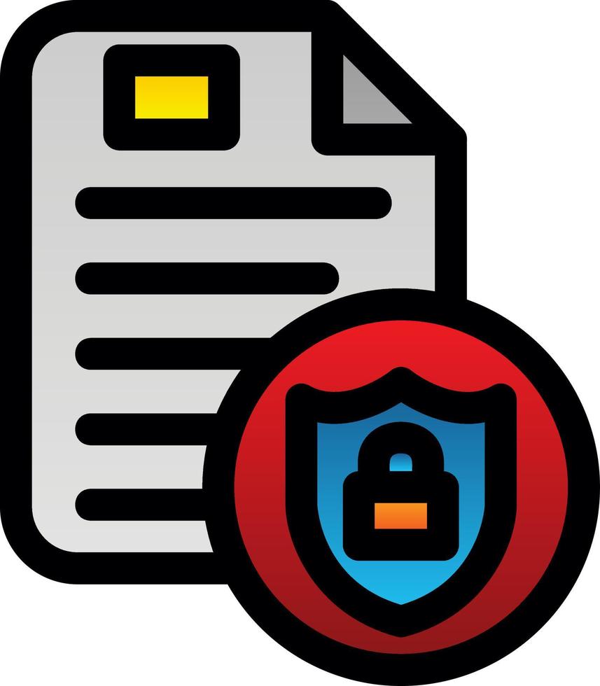 Privacy Policy Vector Icon Design
