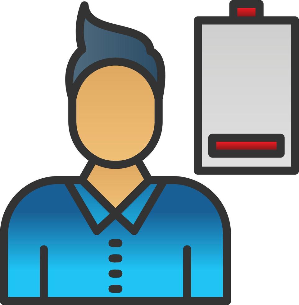 Fatigue Vector Icon Design