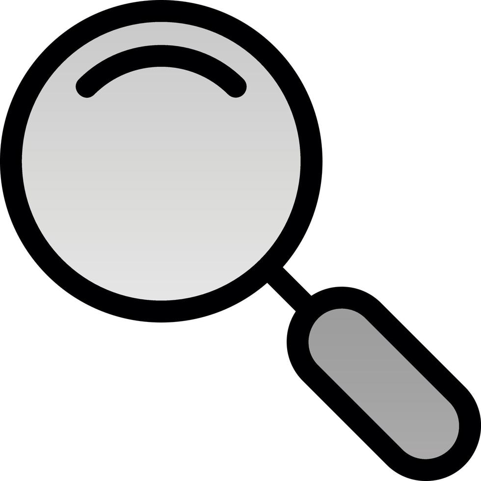 Magnifying Glass Vector Icon Design