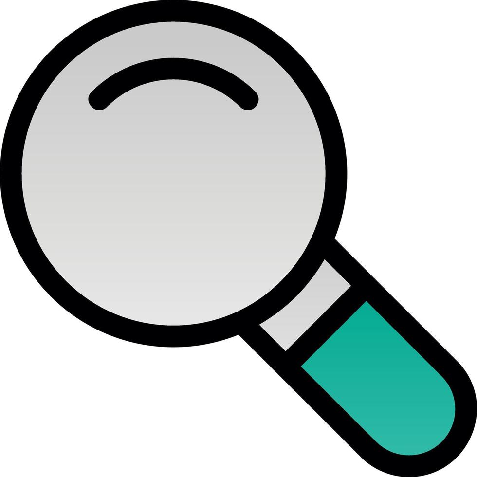 Magnifying Glass Vector Icon Design