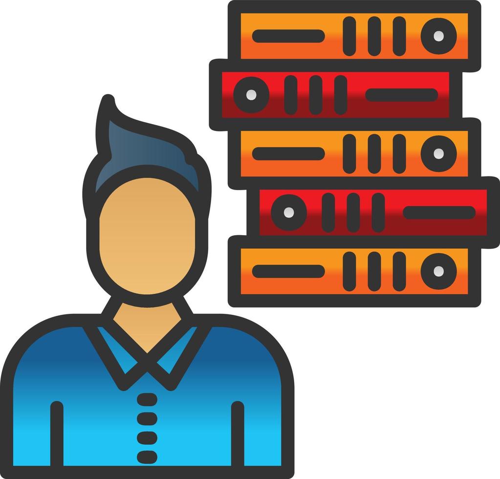 Burden Vector Icon Design