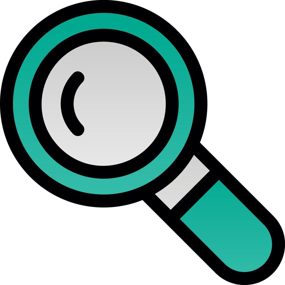 Magnifying Glass Vector Icon Design